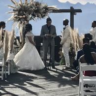 Boho Wedding roof top Mammoth Mountain, Wedding, Bohemian style 