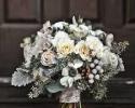 White and silver bouquet