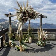 Bohemian Wedding roof top Mammoth Mountain Parallax 