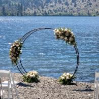 Convict Lakes wedding arches   